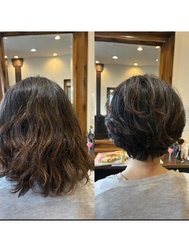 ボウベルズ ヘア アンド メイクアップ ドレッシング Bowbells hair&make up dressing ショートボブ