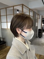 アカラ アネックス(acala annex)&nbsp;耳掛け小顔ショート【20代/イルミナカラー/縮毛矯正/髪質改善】