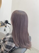 ハイク(HYKE)&nbsp;ブリーチなしWカラーラベンダーグレージュ