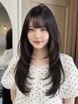 シーテ(Ciete) 韓国ヘア名古屋ハイレイヤー顔まわりカット前髪ボブタッセル小顔