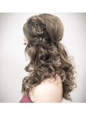 海外セレブ風ヘアアレンジ