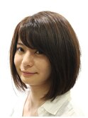 流しバングストレートボブ【赤羽 赤羽岩淵 ガーデニア】