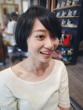 チーゴ(Hair&Spa CHEEGO) 大人可愛いマッシュショート/ステップボーンカット20代30代40代
