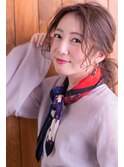 ノットヘア×大人ポニーヘアアレンジ【olive for hair】