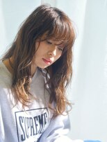 ネオリーブアオバ 高田馬場店(Neolive aoba)&nbsp;小顔に見える透け感バングスタイル♪揺れるカールが◎