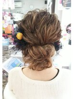 ハナココ 水戸店(hana Coco) 結婚式☆二次会☆成人式♪玉かんざしがポイント♪下めアップ