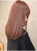 【Blanc/梅田】ピンクカラー_シースルーカラー_ミディアム