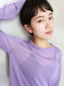 シアン(SYAN) 【清水】マッシュショート/ニュアンスパーマ