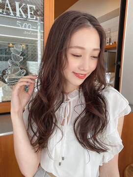 ルービック 難波(Rubik's) デジタルパーマ/グレージュ/ゆるふわ/くびれ