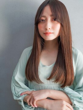 カンナ(Canna) 縮毛矯正/フェザーバング/カーキグレージュ/髪質改善/20代30代