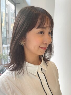 エアー 銀座(air) ★岡田有加★20代30代/オトナキレイなミディアムレイヤー