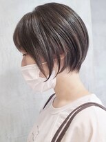 エリマ 調布(elima)&nbsp;大人ショートボブ/グレージュ/イルミナカラー/ハイライト/くすみ