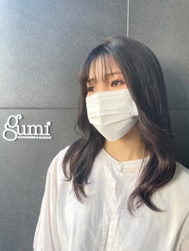 グミ(gumi) *gumi*シースルー前髪×レイヤーカット