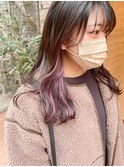人気上昇中のインナーピンクラベンダーカラー☆