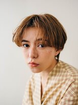 ピズム(PISM)&nbsp;マッシュショート/デザインカラー/センターパート