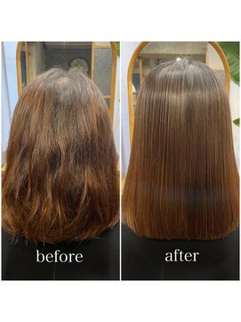 ブリーエ(brille) 髪質改善トリートメント(白髪染め/髪質改善/縮毛矯正）