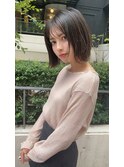 20代30代/大人かわいい/小顔ひし形/ウルフ/外はねナチュラルボブ