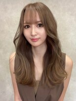 サニー 渋谷(SUNNY)&nbsp;バレイヤージュショコラアッシュハイライトグレージュカラー