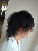 メンズウルフパーマ
