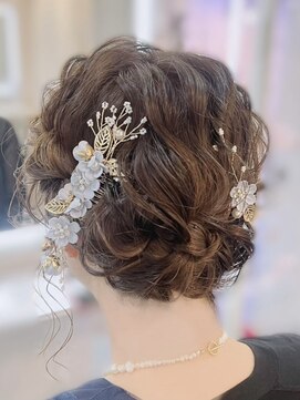 アトリエビューティーアミュ(atelier beauty AmU) 結婚式・パーティー お呼ばれアップスタイル