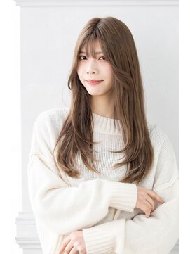 トティア 福島(Totia) 【Totia福島】ミルクティーアッシュ×大人ロング