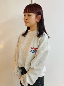 アンブレラ 中目黒(ANBRERA) ワイドバング×ワインレッド