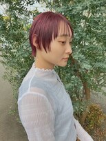 ビーワールド(B WORLD)&nbsp;似合わせショート小顔カットショートボブマッシュショートカシス