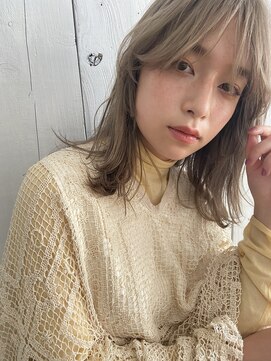 エディット トウキョウ(e.dit tokyo) 【e.dit tokyo aco】ベージュカラー　透明感カラー