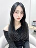 [カラーをしない方へ/ツヤ髪]カット+プレミアムオージュアトリートメント[栄]