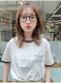 【unami】柔らかい質感のニュアンスパーマ　澤田杏奈