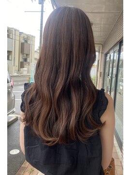 ヴィアスヘアー(vias hair) ナチュラルブラウン×ゆるウェーブ