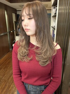 ゼンドット キョウト(Zen. kyoto) グラデーションベージュ×海外レイヤー