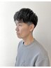 メンズカット＋眉カット（頭皮、肩マッサージ込み）