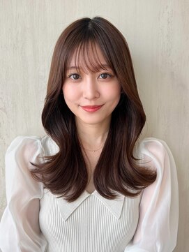 アフロート ルヴア(AFLOAT RUVUA) *20代30代40代◎小顔シースルー前髪くびれレイヤーカット