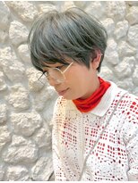 モアナ バイ ヘッドライト 二俣川店(Moana by HEADLIGHT)&nbsp;Moana【二俣川】#マッシュ#グリーン#アッシュ#ブリーチ#ショート