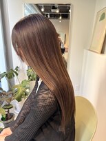 エト 梅田(eto)&nbsp;韓国/くびれヘア／メルティカラー［大阪梅田駅/ボブ／韓国］