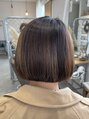 キンヘアストア(KIN hair store) ボブだけど軽い！しっかり質感調整させて頂きます！【カット】