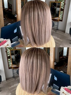 アフェクト 上大岡(affect) くびれヘア/アプリコットオレンジ/夏のヘアアレンジ/上大岡