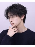 シースルーフェザーショート