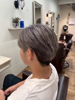 エクファ ヘア シェリル 草津 南草津店(ex-fa hair cherir) 黒髪カタログ/クラゲヘアー/オリーブグレー/南草津