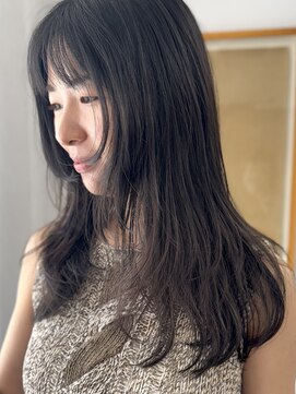 シベルバレー 横浜(sibell) *ロングレイヤーカット顔周りレイヤーウルフハッシュカット韓国