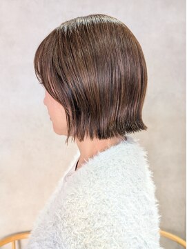 エンクス(enx) 着物ヘア/ダークアッシュ/ミディアムレイヤーカット/鶴ヶ峰HK129