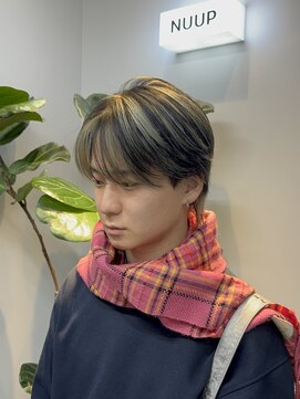 ヌープヘアーアイス(NUUP.hair ici) ハイライト/メンズカラー/マッシュ/メンズカット/ローライト