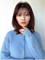 カバーヘア ブリス 北浦和(COVER HAIR bliss)&nbsp;ミディアムレイヤー/透明感カラーくびれヘア20代30代p北浦和