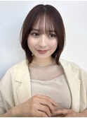 くびれボブ/外ハネボブ/切りっぱなしボブ/簡単スタイリング