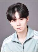 毛流れセンターパートコンマ曲がる縮毛矯正or毛流れパーマ