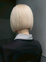 アルバム 銀座(ALBUM GINZA)&nbsp;ボブミディアムホワイトベージュハイトーン_ba587902