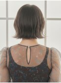 大人可愛い外ハネボブ20代30代40代◎前髪あり艶髪ミニボブ高崎