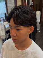 ジェネシス 津島店(genesis)&nbsp;「テーパーフェード×カーリーパーマ｜爽やかメンズパーマ