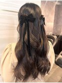 《神田桃歌》ヘアセット/ねじれハーフツイン